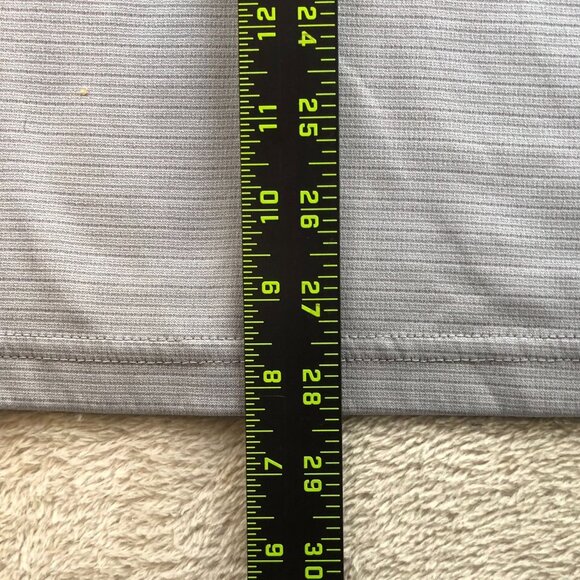 Reebok Mens Polo Shirt Size XL Short Sleeve Casual Performance Gray Classic - Picture 3 of 9